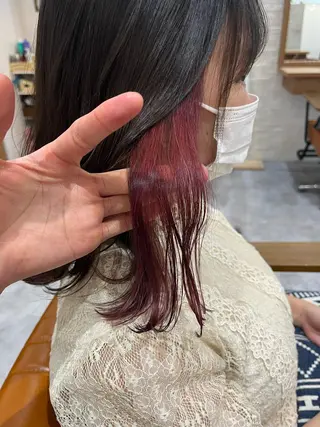 カラー 襟足でお悩みの方✂︎ くびれ職人ハシモトのヘアスタイル