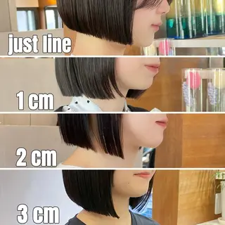 ショート ボブ/縮毛矯正/レイ ヤー♡Natsukiのヘアスタイル