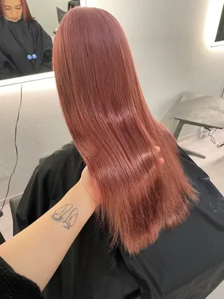 ロング カラー Cielro/ダブル カラー/西田咲希のヘアスタイル