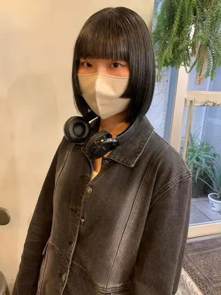 ショート カラー ボブ/顔まわりカット 💫大澤奈緒美のヘアスタイル