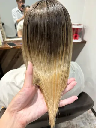 ミディアム 杉山 遥斗のヘアスタイル