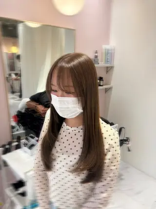 カラー ブリーチカラー/茨木 𝙨𝙖𝙠𝙞🎀のヘアスタイル