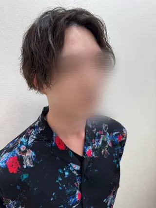 ミディアム パーマ メンズ MUTO KEITAのヘアスタイル