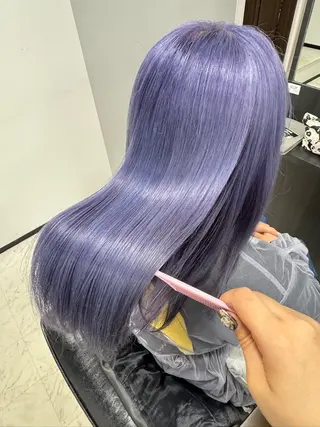 セミロング カラー ヒラガカナ▼ ECLAT HAIRのヘアスタイル