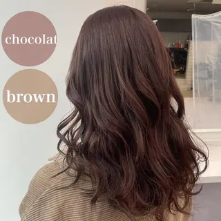 ミディアム カラー パーマ ヘアアレンジ メンズ キッズ ネイル マツエク・マツパ アイブロウ 🦋縮毛/韓国レイヤ ー/透明感カラー🦋のヘアスタイル