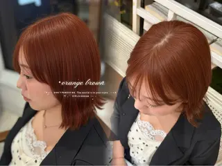 ショート カラー 髪質改善”透け感" カラー/Hono🪞のヘアスタイル