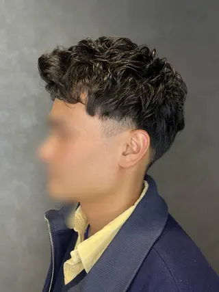 メンズ レイヤー×透明感 仙台\RIKUのヘアスタイル