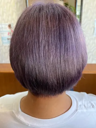 ショート カラー 髪質改善/ストレート /艶髪/熊谷はつなのヘアスタイル