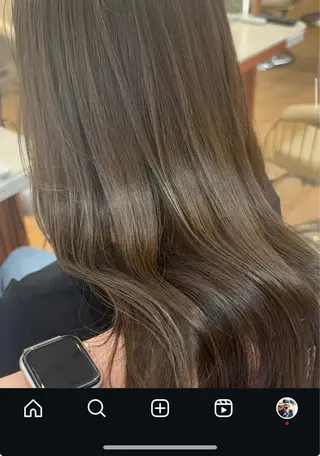 ロング PANOLA下北沢 中川夢菜のヘアスタイル