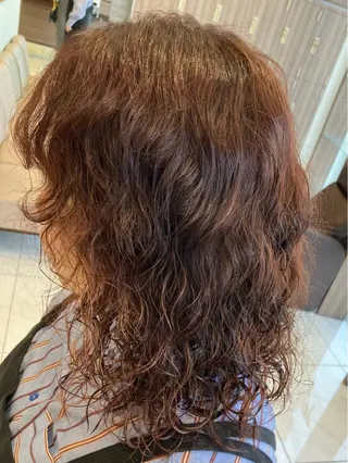 カラー パーマ ☂️Ash 新杉田☂️山本のヘアスタイル