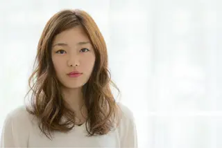 セミロング ロング カラー パーマ yoshi ☆のヘアスタイル