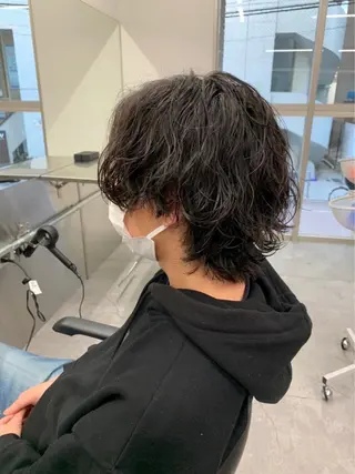 パーマ メンズ パーマ支持率No.1 店長❤️🔥安成弾のヘアスタイル