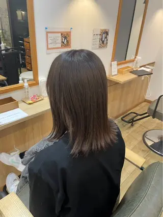 ミディアム 脇阪 日菜/草津/カラーのヘアスタイル