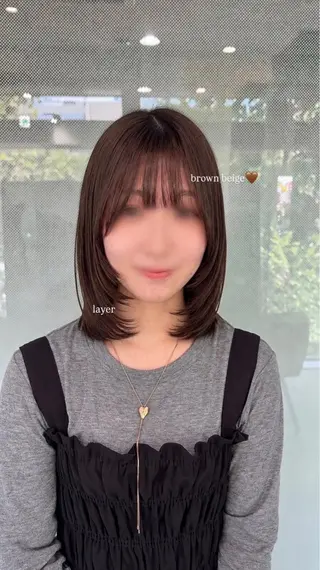 ミディアム カラー 坂本奈都美/Jr.s 🎀のヘアスタイル