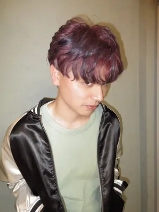 カラー メンズ かわの ひとしのヘアスタイル