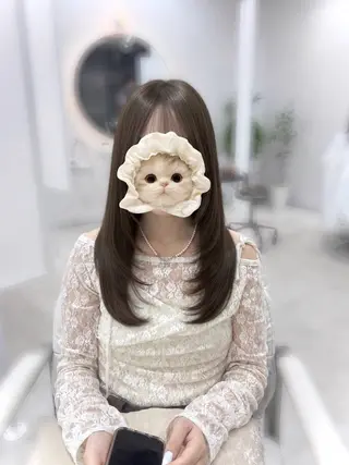 ロング 透明感カラー🎀 Yui🎀のヘアスタイル