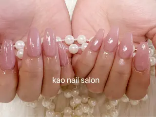 ネイル kao nail マグネット/長さだしのネイルデザイン
