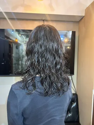 セミロング パーマ Kurumi☆彡 練馬バウハウスヘアのヘアスタイル