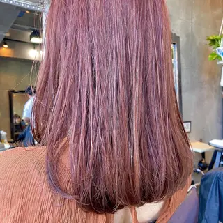 セミロング カラー ヘアアレンジ 【ダメージレス施術】 【透明感】北村 拓也のヘアスタイル