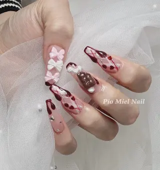 ネイル HANA 長さだしのネイルデザイン