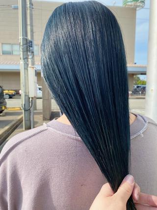ロング カラー 横地 凌のヘアスタイル