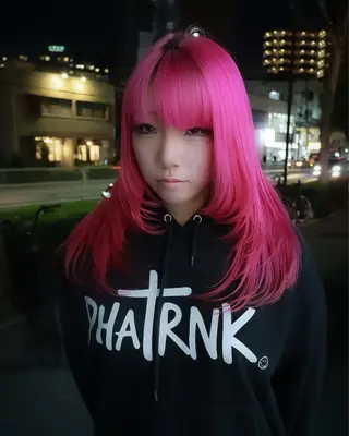 ロング カラー 梅田デザインカラー 🌈🏆ヒノキのヘアスタイル