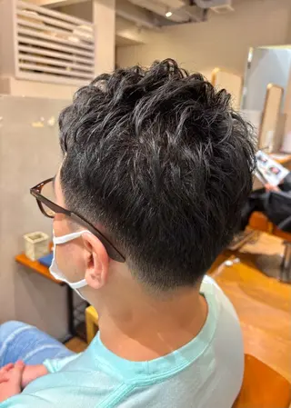 ショート メンズ 秋野 遥のヘアスタイル