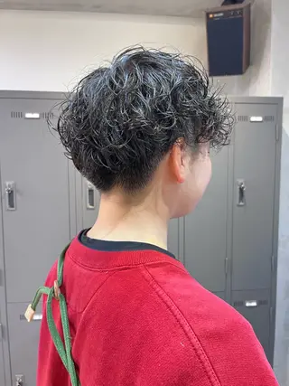 ショート パーマ 多河 遥のヘアスタイル