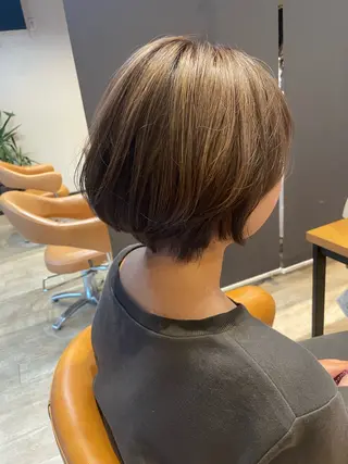 ショート カラー 髪質改善/ブリーチ 田代 龍我のヘアスタイル