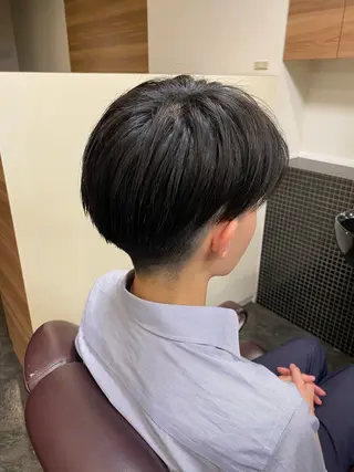 ショート メンズ メンズパーマモデル 大募集中のヘアスタイル