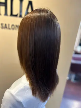ミディアム くせ改善師 髪質改善師ゴトウのヘアスタイル