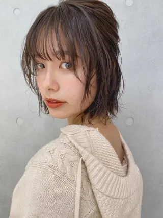 ショート ナチュラルスタイル/ 透明感カラー/比嘉のヘアスタイル