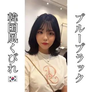 ミディアム カラー 渋谷レイヤーカット❌ 縮毛矯正専門/武田涼のヘアスタイル