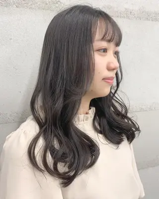カラー 透明感カラー✂︎ /縮毛矯正/YUKAのヘアスタイル