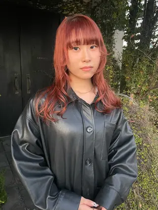 ミディアム カラー 太田 妃香/岡崎美容室のヘアスタイル