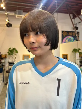 ミディアム ORe'S HAIR BE　GLaDまなみのヘアスタイル