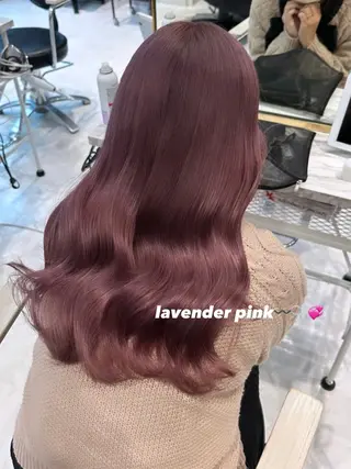 ロング カラー パーマ ヘアアレンジ メンズ キッズ ネイル マツエク・マツパ アイブロウ レイヤー/ダブル カラー/YURINAのヘアスタイル