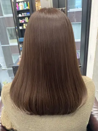 セミロング 中顔面縮小/ 髪質改善/MaCoのヘアスタイル