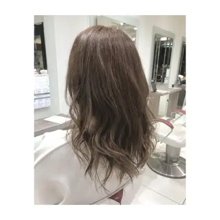 セミロング カラー 中野 竜介のヘアスタイル