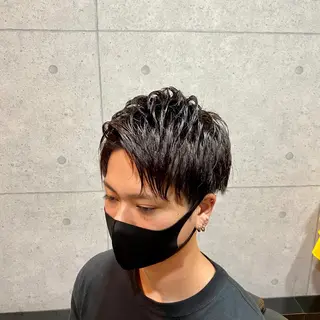 ショート 🔥無料メンズカット /パーマ🔥奥山のヘアスタイル