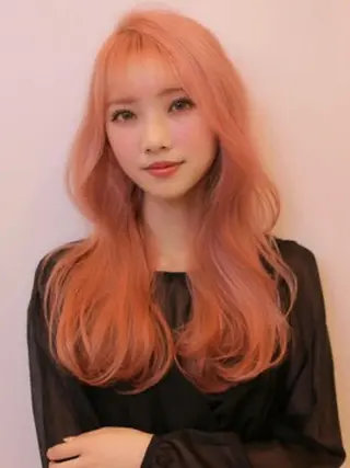 ロング カラー ✖️リーアキト LEEAKITO✖️のヘアスタイル