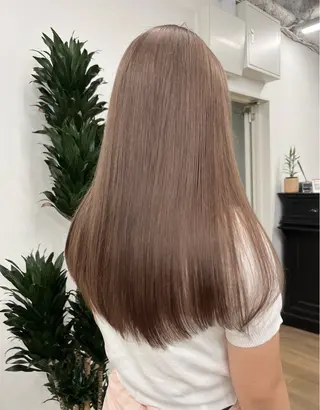 ロング カラー 透明感カラー 💋🩷りなのヘアスタイル