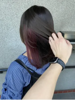 ミディアム 熊崎 樹のヘアスタイル