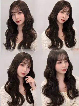 ロング カラー ヘアアレンジ 🌿巴結生🌱大宮 ミルクティーベージュのヘアスタイル