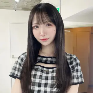 ロング カラー 🔗透明感カラー🔗 エクステ✂️はるちかのヘアスタイル