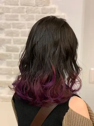 ミディアム カラー Real me 鈴木のヘアスタイル