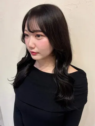セミロング 木村 澪奈のヘアスタイル