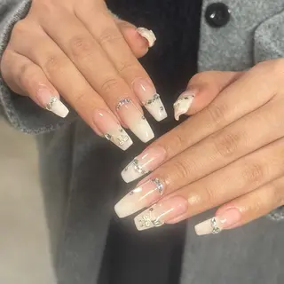ネイル yuki❄️堺筋本町 韓国ワンホンのネイルデザイン