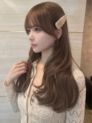 ロング カラー 🎀りな🎀透明感 カラー特化大宮のヘアスタイル