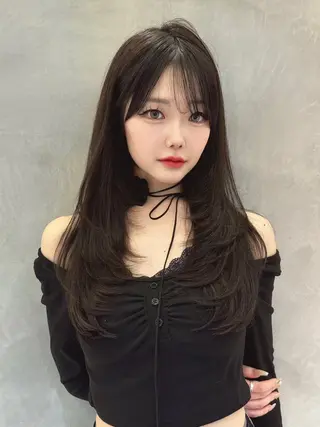 ロング 栄ロングレイヤー🩵 たいちのヘアスタイル